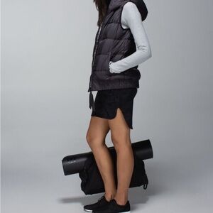 Lululemon Hi Lo City Skirt Black Camo